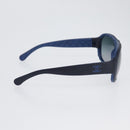 CHANEL Sunglasses plastic Blue CC Auth BA10703-6