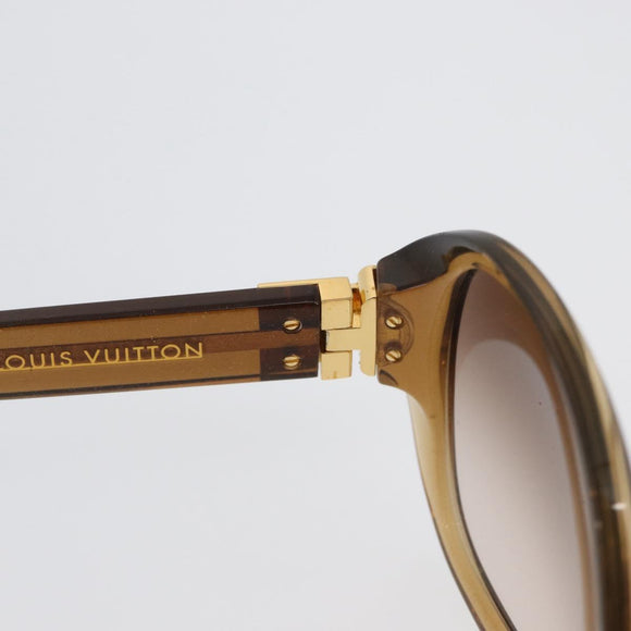 LOUIS VUITTON Supson Oversized Sunglasses plastic Brown Z0132E LV Auth BA10709