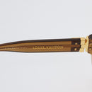 LOUIS VUITTON Supson Oversized Sunglasses plastic Brown Z0132E LV Auth BA10709-14