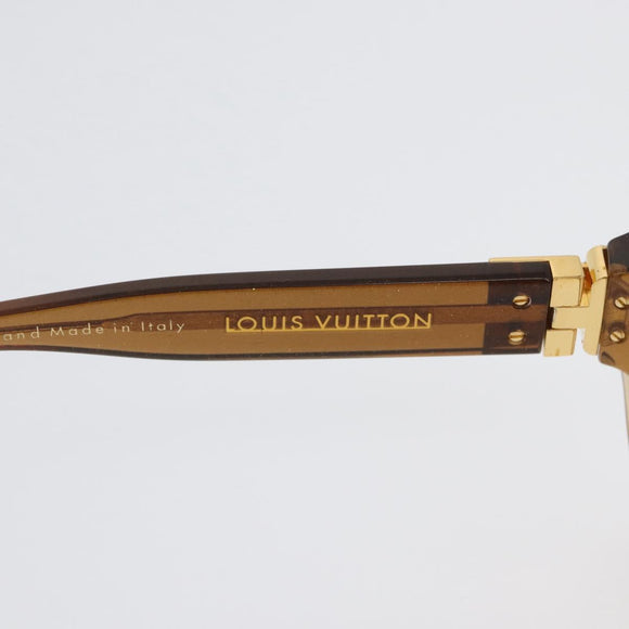 LOUIS VUITTON Supson Oversized Sunglasses plastic Brown Z0132E LV Auth BA10709