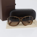 LOUIS VUITTON Supson Oversized Sunglasses plastic Brown Z0132E LV Auth BA10709-12