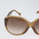 LOUIS VUITTON Supson Oversized Sunglasses plastic Brown Z0132E LV Auth BA10709-3
