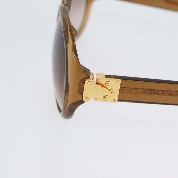 LOUIS VUITTON Supson Oversized Sunglasses plastic Brown Z0132E LV Auth BA10709