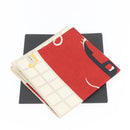 BVLGARI Boat Pattern Scarf Silk ""Davide Pizzigoni"" Red Auth BA10715V-12