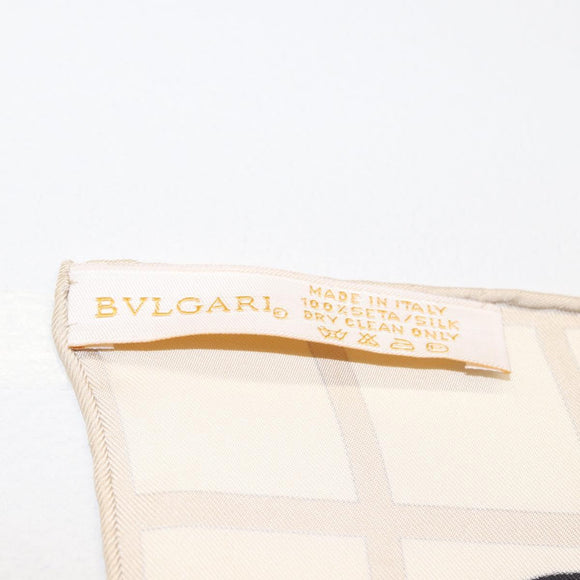 BVLGARI Sjaal met bootpatroon Zijde ""Davide Pizzigoni"" Rood Auth BA10716V