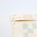BVLGARI Hand Motif Scarf Silk ""Davide Pizzigoni"" Beige Auth BA10717V-11
