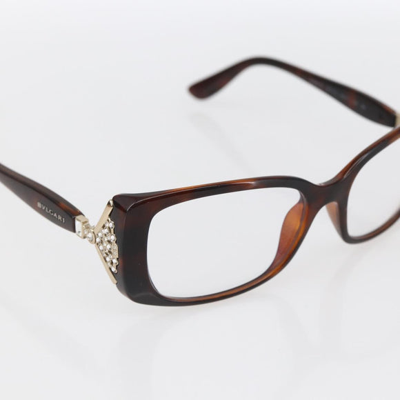BVLGARI Sunglasses plastic Brown Auth BA10724