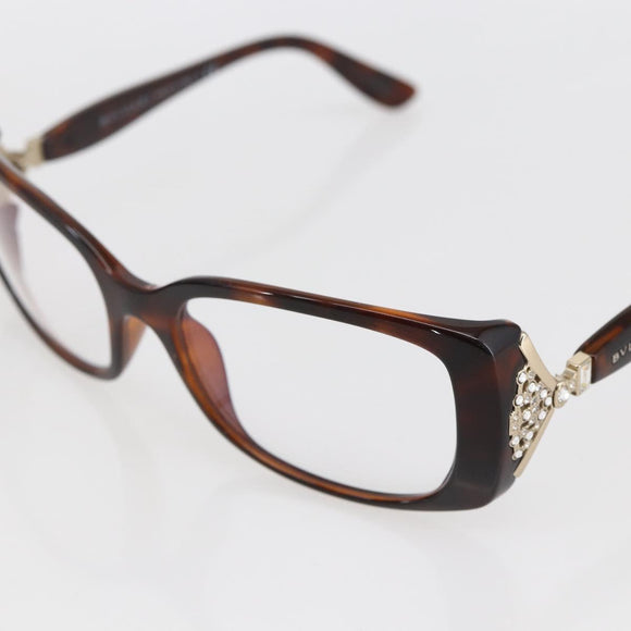 BVLGARI Sunglasses plastic Brown Auth BA10724