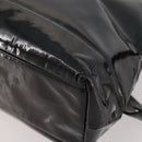 CHANEL Chain Shoulder Bag Patent leather Black Gold CC Auth BA10725-15