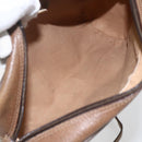 GUCCI GG Supreme Web Sherry Line Bag PVC Beige Gold 56 02 087 Auth BA10727-10