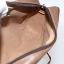 GUCCI GG Supreme Web Sherry Line Bag PVC Beige Gold 56 02 087 Auth BA10727-20