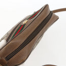 GUCCI GG Supreme Web Sherry Line Bag PVC Beige Gold 56 02 087 Auth BA10727-6