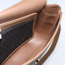 Christian Dior Honeycomb Canvas Schoudertas PVC Zwart Goud Auth BA10729-19