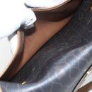 Christian Dior Honeycomb Canvas Schoudertas PVC Zwart Goud Auth BA10729-23