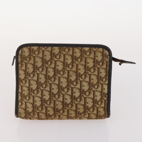 Christian Dior Celine Macadam Canvas Trotter Canvas Bag 3 Set Brown Auth BA10732