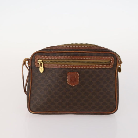 Christian Dior Celine Macadam Canvas Trotter Canvas Bag 3 Set Brown Auth BA10732