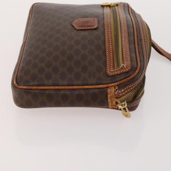 Christian Dior Celine Macadam Canvas Trotter Canvas Bag 3 Set Brown Auth BA10732