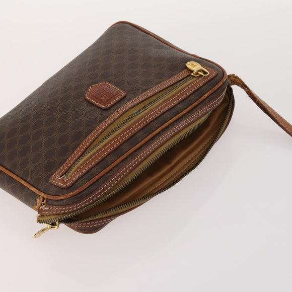 Christian Dior Celine Macadam Canvas Trotter Canvas Bag 3 Set Brown Auth BA10732