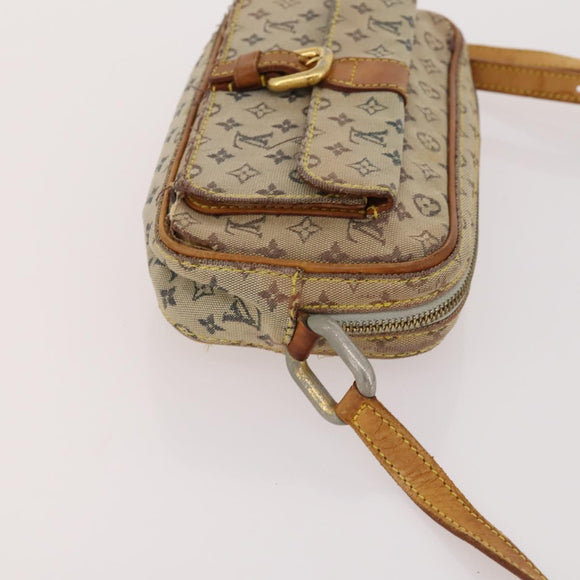 LOUIS VUITTON Monogram Mini Epi Shoulder Bag 2 Set Blue Black LV Auth BA10733