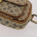 LOUIS VUITTON Monogram Mini Epi Shoulder Bag 2 Set Blue Black LV Auth BA10733-18
