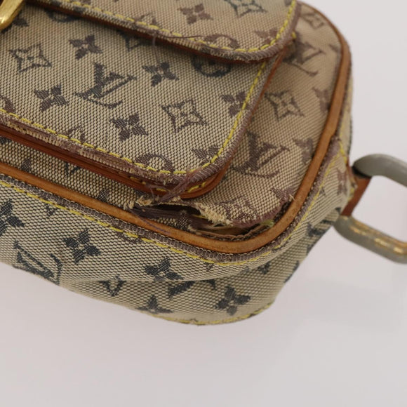 LOUIS VUITTON Monogram Mini Epi Shoulder Bag 2 Set Blue Black LV Auth BA10733