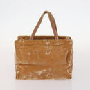 PRADA Shoulder Bag Nylon Velour 3 Set Brown Beige Green Auth BA10734-10