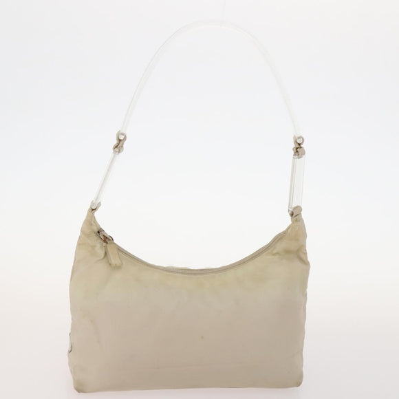 PRADA Shoulder Bag Nylon Velour 3 Set Brown Beige Green Auth BA10734