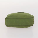 PRADA Shoulder Bag Nylon Velour 3 Set Brown Beige Green Auth BA10734-21