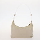 PRADA Shoulder Bag Nylon Velour 3 Set Brown Beige Green Auth BA10734-3