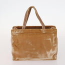 PRADA Shoulder Bag Nylon Velour 3 Set Brown Beige Green Auth BA10734-9