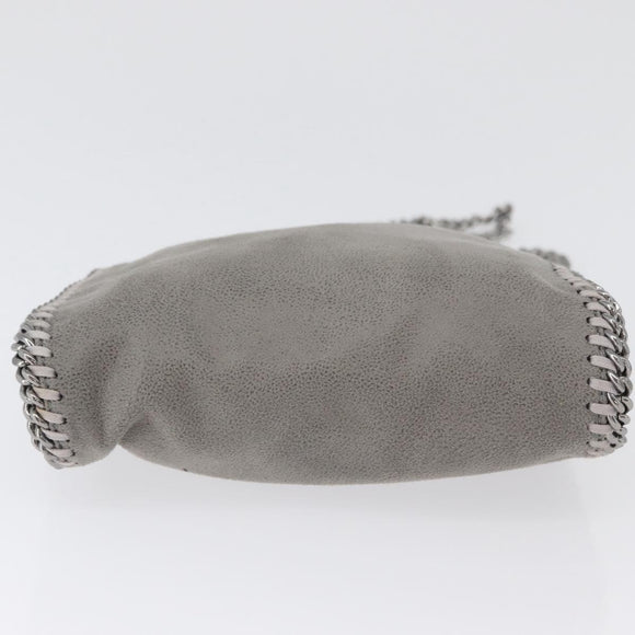 Stella MacCartney Chain Falabella Tiny Bag polyester 2way Gray Auth BA10736