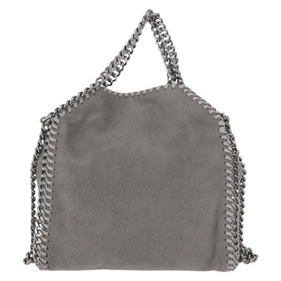 Stella MacCartney Chain Falabella Tiny Bag polyester 2way Gray Auth BA10736