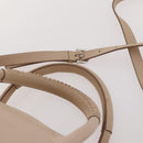 Salvatore Ferragamo Shoulder Bag Leather 2 Set Pink Beige Auth BA10738-14