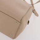 Salvatore Ferragamo Shoulder Bag Leather 2 Set Pink Beige Auth BA10738-16