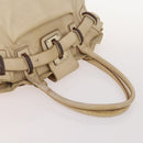 Salvatore Ferragamo Shoulder Bag Leather 2 Set Pink Beige Auth BA10738-5