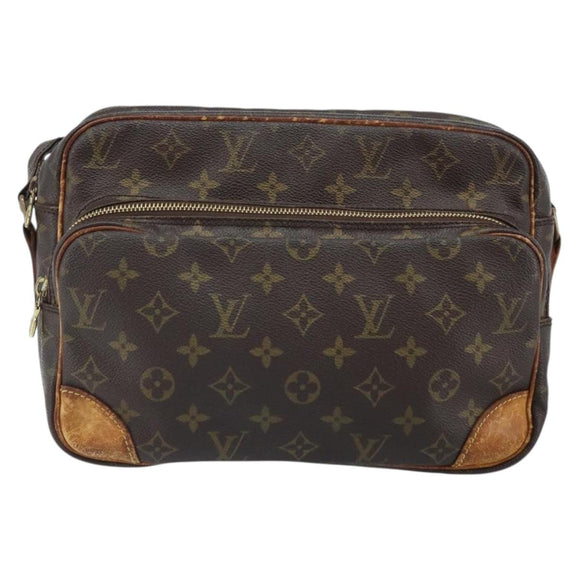 LOUIS VUITTON Monogram Nile Shoulder Bag M45244 LV Auth BA10739