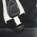 Salvatore Ferragamo Vala Tote Bag Nylon Black Silver Auth BA10741-15