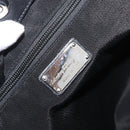 Salvatore Ferragamo Vala Tote Bag Nylon Black Silver Auth BA10741-16