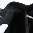 Salvatore Ferragamo Vala Tote Bag Nylon Black Silver Auth BA10741-21