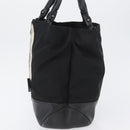 Salvatore Ferragamo Vala Tote Bag Nylon Black Silver Auth BA10741-4