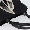 Salvatore Ferragamo Vala Tote Bag Nylon Black Silver Auth BA10741-6
