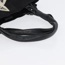 Salvatore Ferragamo Vala Tote Bag Nylon Black Silver Auth BA10741-7