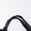 Salvatore Ferragamo Vala Tote Bag Nylon Black Silver Auth BA10741-8