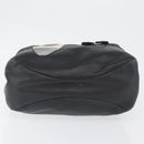 Salvatore Ferragamo Vala Tote Bag Nylon Black Silver Auth BA10741-9