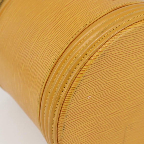 LOUIS VUITTON Epi Cannes Hand Bag Yellow M48039 LV Auth BA10743