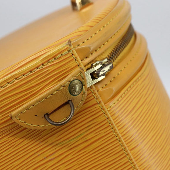 LOUIS VUITTON Epi Cannes Hand Bag Yellow M48039 LV Auth BA10743
