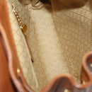 GUCCI Bamboo Backpack Leather Brown Gold 003 1705 0030 Auth BA10744-19