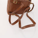 GUCCI Bamboo Backpack Leather Brown Gold 003 1705 0030 Auth BA10744-9