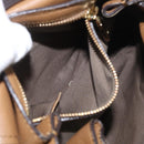 Chloe Elise Hand Bag Leather 2way Brown Gold Auth BA10748-24