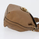 Chloe Elise Hand Bag Leather 2way Brown Gold Auth BA10748-3